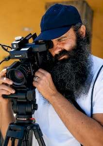 Jack Fritscher with camera