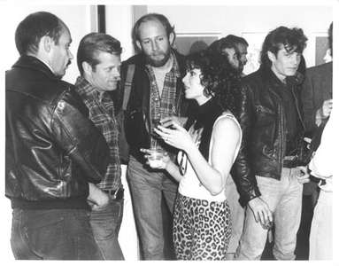 Robert Mapplethorpe at Gallery Opening